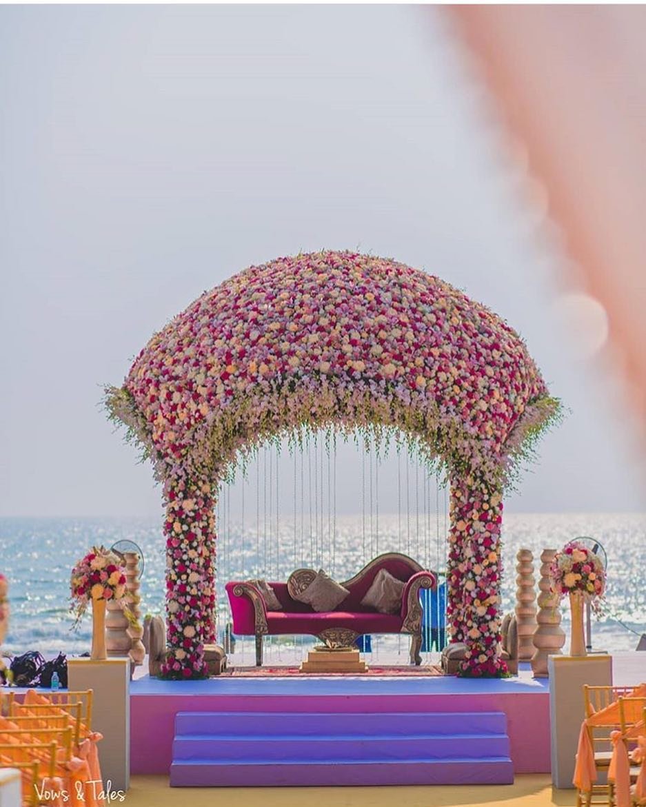 Floral Canopy Mandap